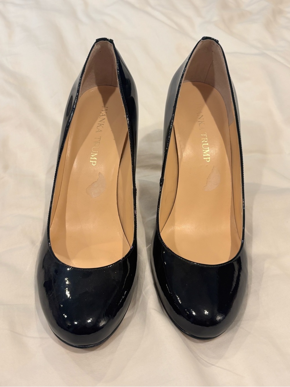 Ivanka Trump Black Patent Leather Pumps